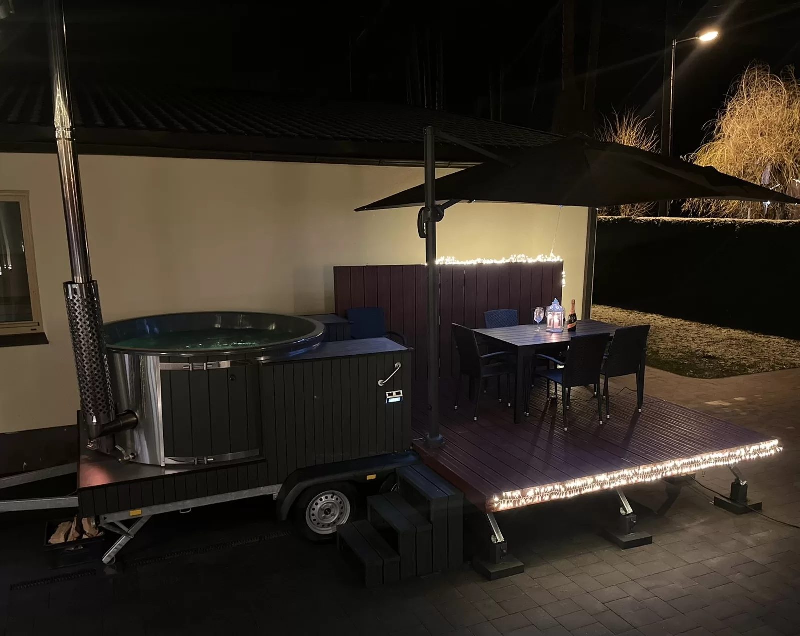 Hot tub at an event