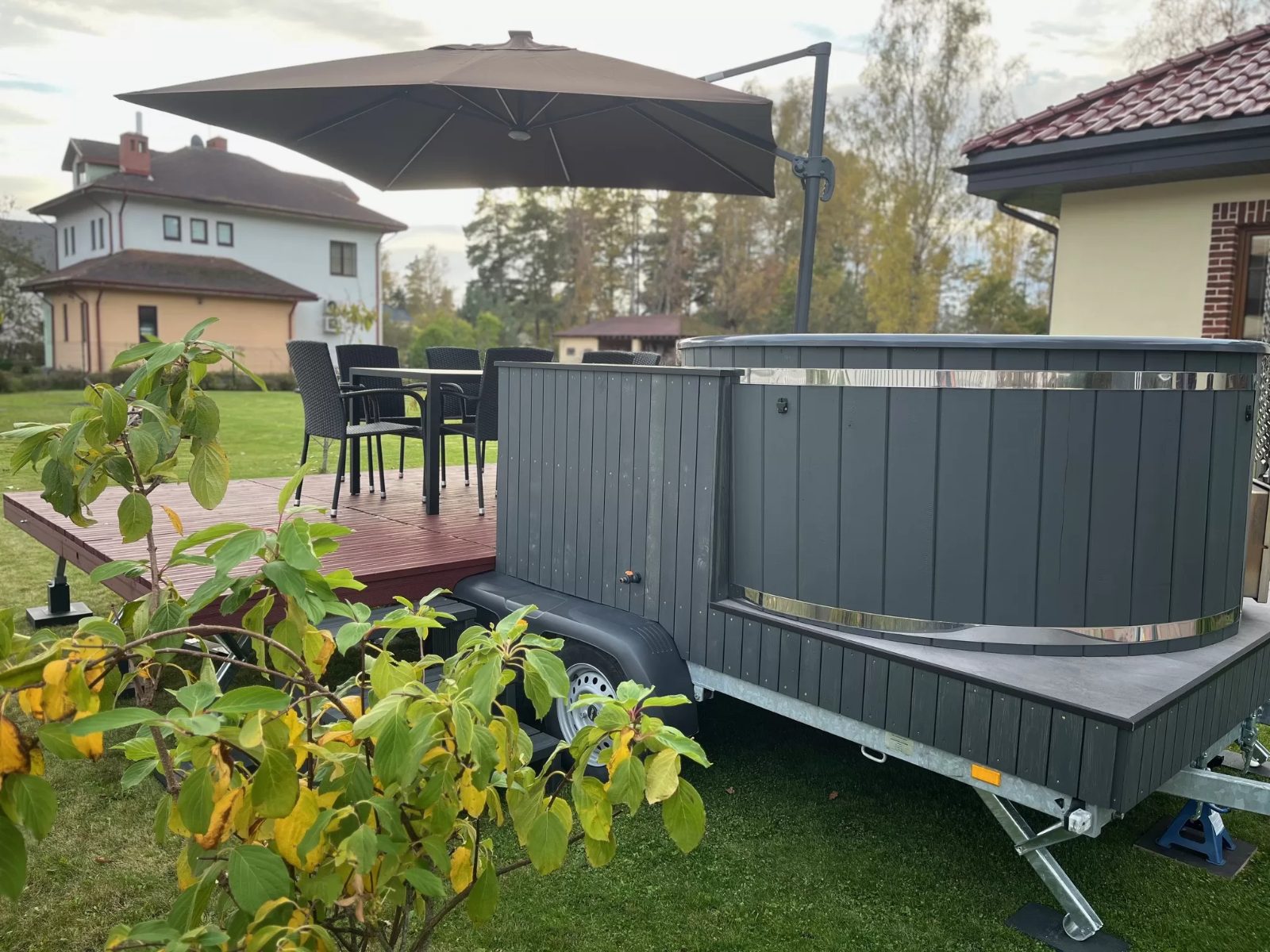 Hot tub at an event