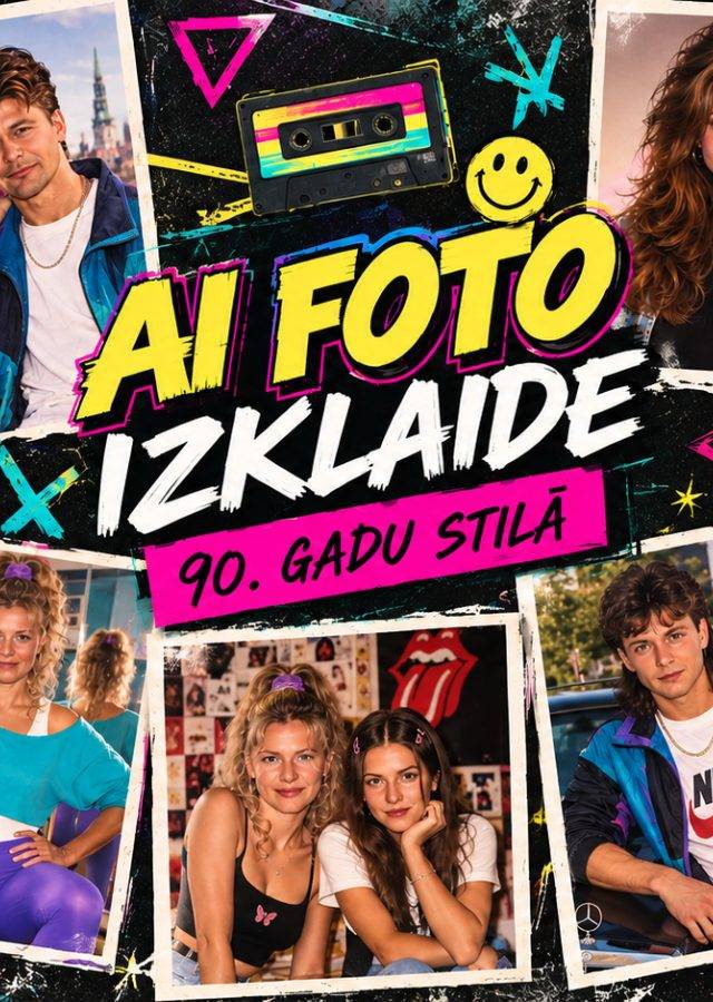 Bauskas pilsētas svētki ar 90to gadu foto izklaidi